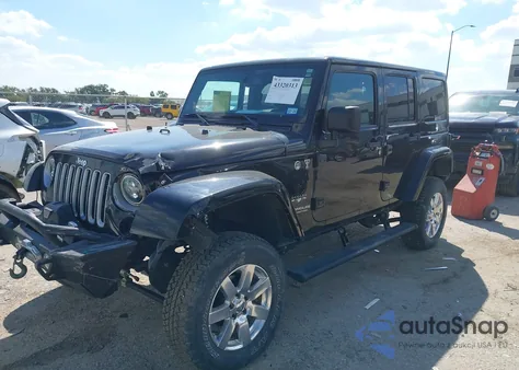 2017 Jeep Wrangler Unlimited Sahara z USA, uszkodzony, nr VIN 1C4BJWEG2HL736673